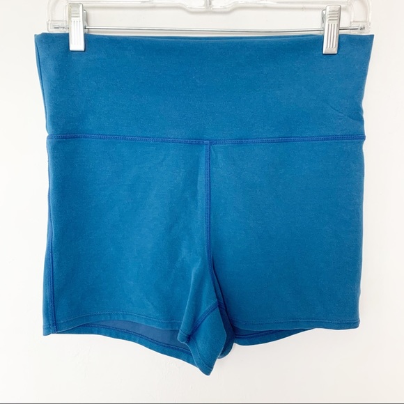 Free People Pants - Free People Movement High Waist Shorts Blue Size Medium